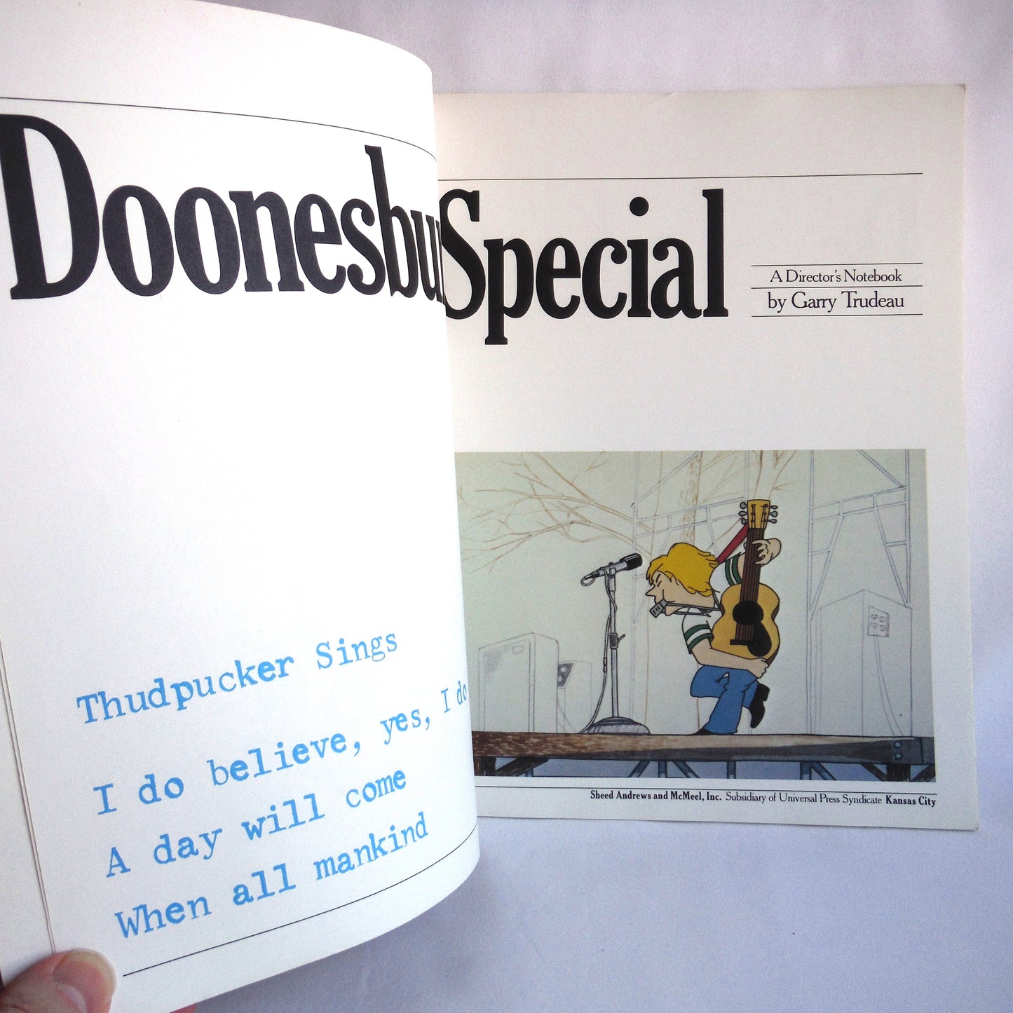 A DOONESBURY SPECIAL From John & Faith Hubley Films, with the Director's Notebook by Gary Trudeau (1978 1st Ed.)