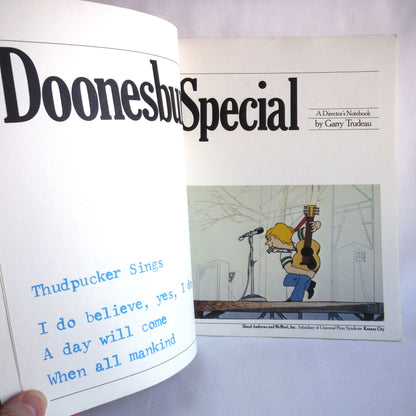 A DOONESBURY SPECIAL From John & Faith Hubley Films, with the Director's Notebook by Gary Trudeau (1978 1st Ed.)