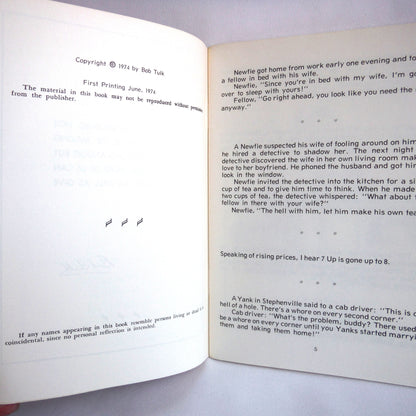 NEWFIE JOKES VOLUME 8, and EVEN FUNNIER NEWFIE JOKES: A Paul's Two-Pack of Newfoundland Humour! (1974 1st Ed.)