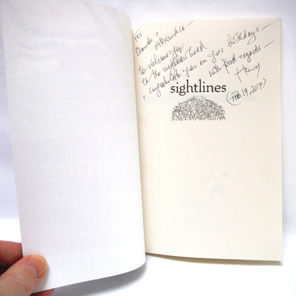 SIGHTLINES, Poetry by Henry Beissel (1st Ed. SIGNED)
