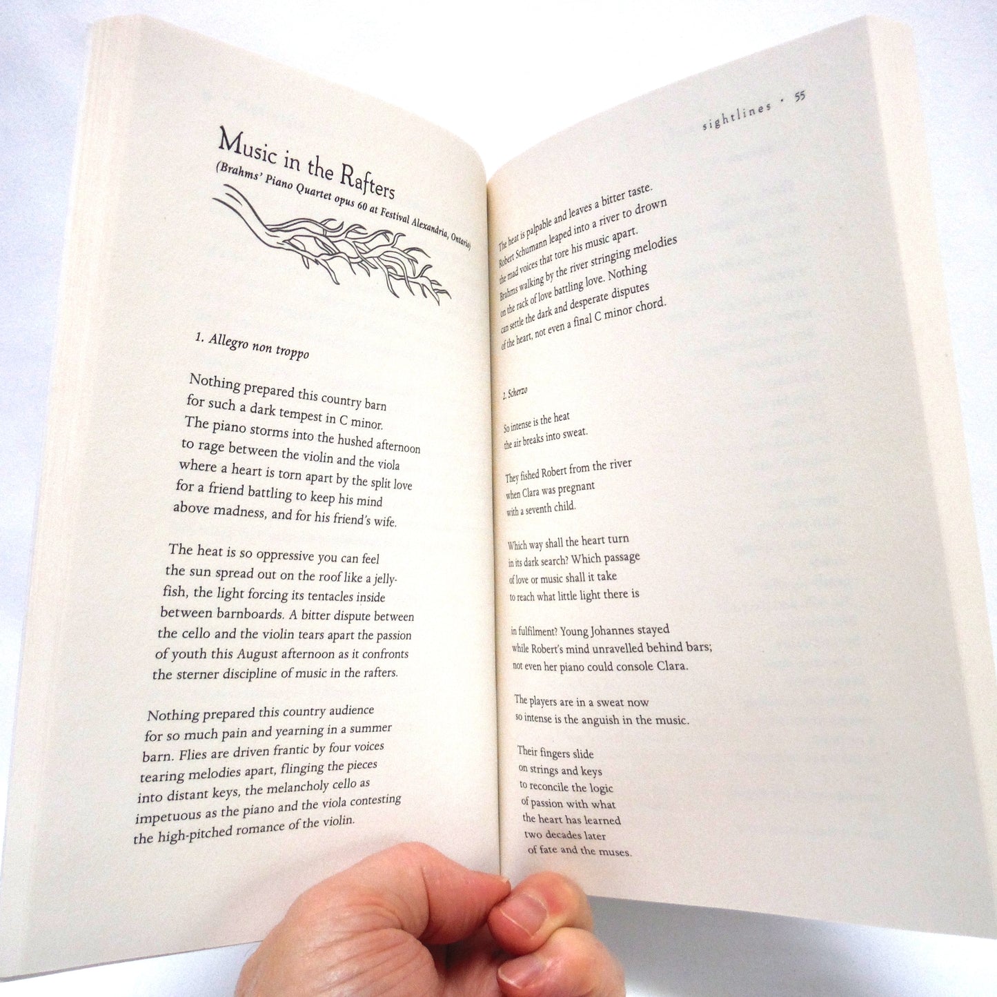 SIGHTLINES, Poetry by Henry Beissel (1st Ed. SIGNED)