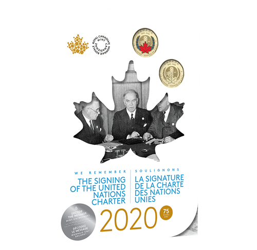 2020 Canadian Commemorative 7-Coin Collector Keepsake: '75th Anniversary of the Signing of the United Nations Charter'