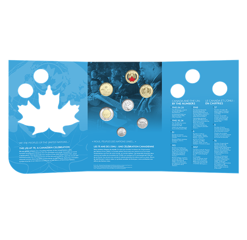 2020 Canadian Commemorative 7-Coin Collector Keepsake: '75th Anniversary of the Signing of the United Nations Charter'