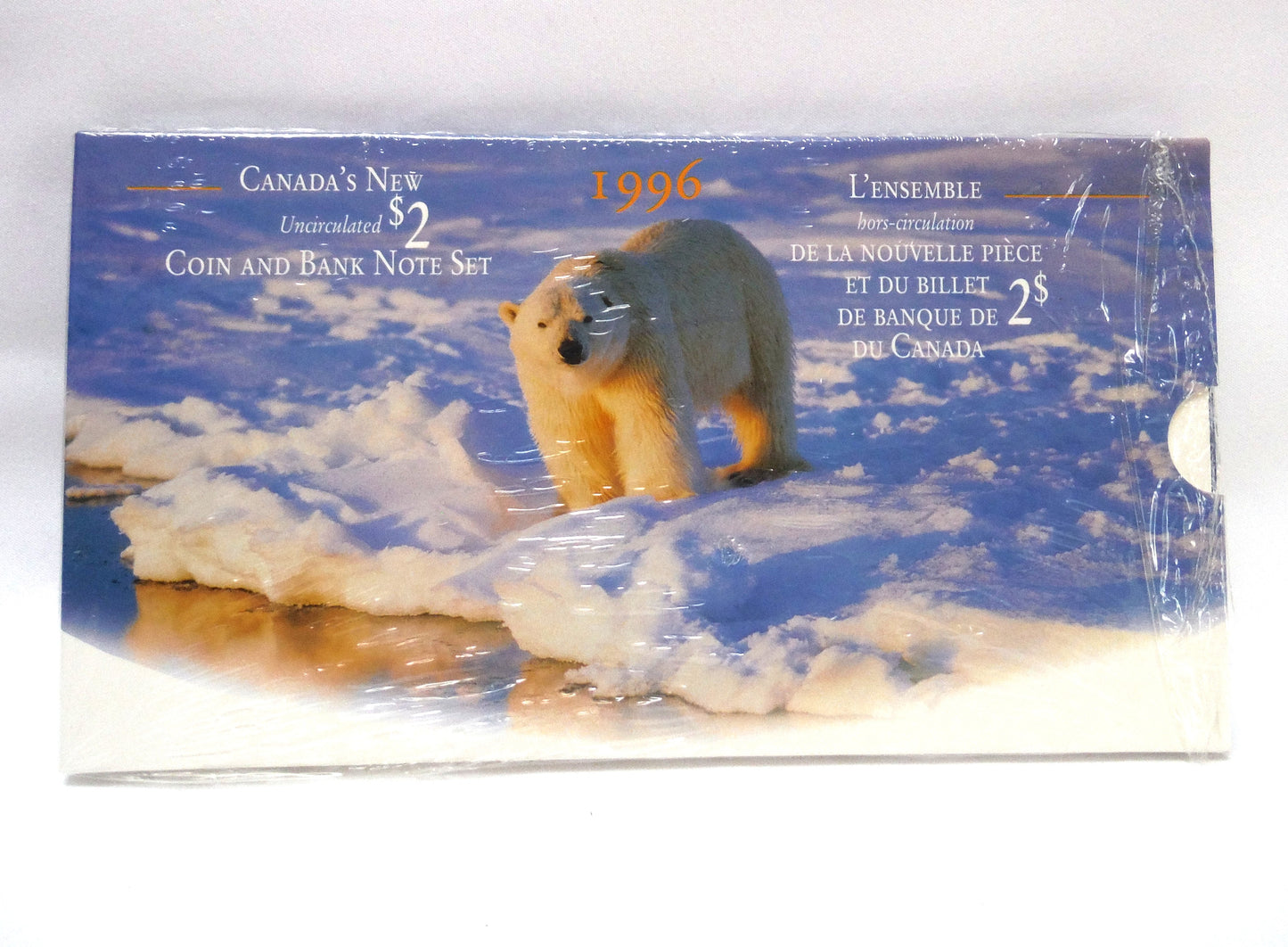 1996 CANADA'S NEW $2 Uncirculated Coin and Bank Note Collector Set