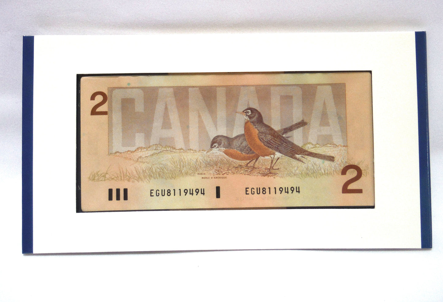 1996 CANADA'S NEW $2 Uncirculated Coin and Bank Note Collector Set