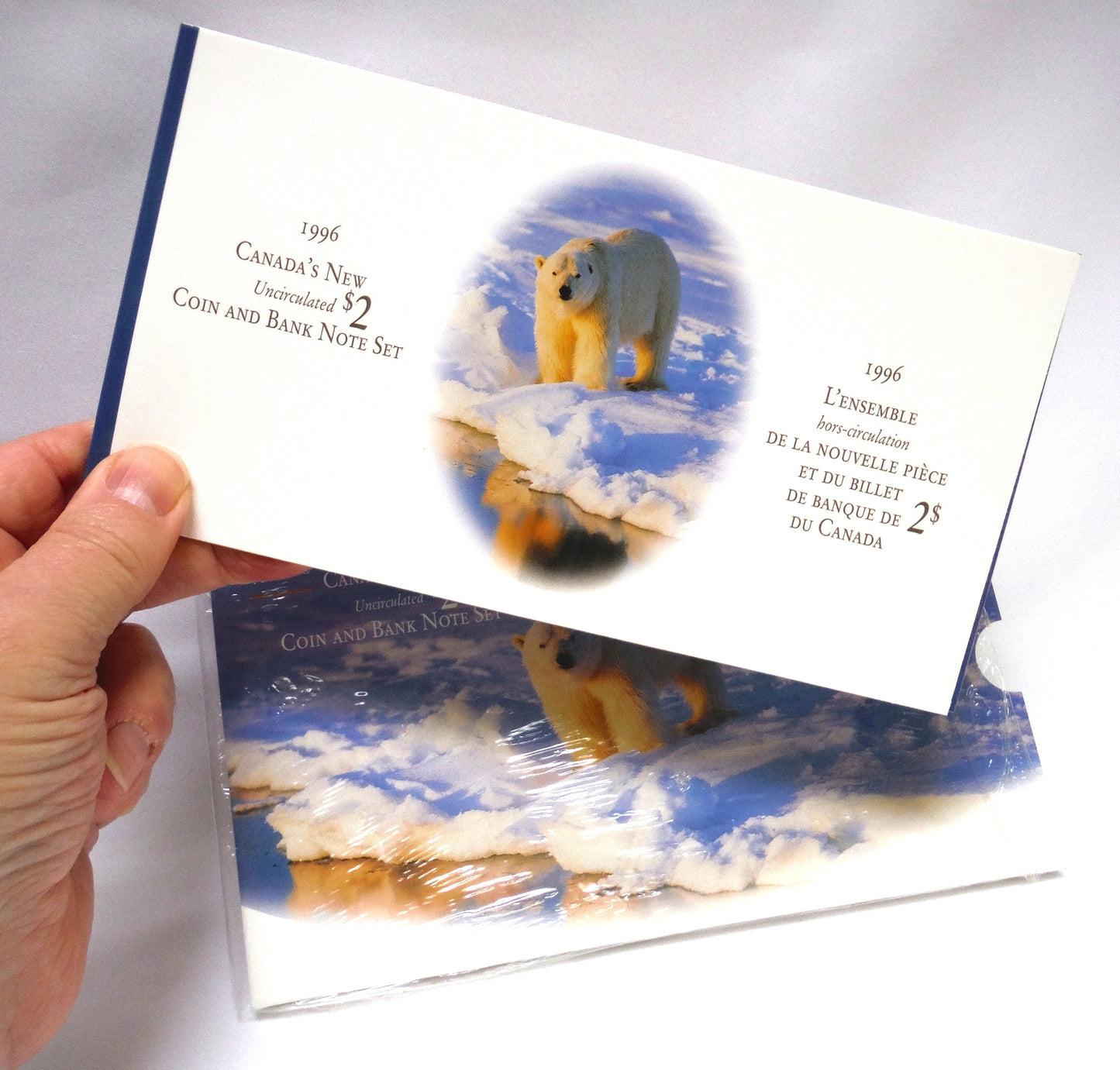 1996 CANADA'S NEW $2 Uncirculated Coin and Bank Note Collector Set