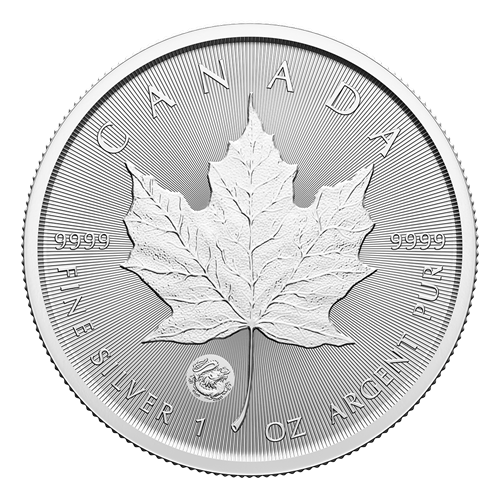 2024 Royal Canadian Mint $5 Pure Silver Coin 1 oz. 99.99% - Treasured Silver Maple Leaf First Strikes: DRAGON PRIVY MARK