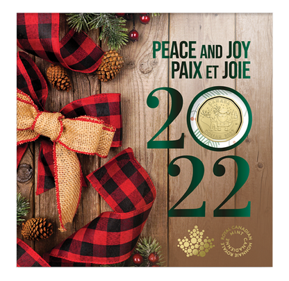 2022 PEACE & JOY -PAIX ET JOIE Royal Canadian Mint 5-Coin Holiday Gift Set