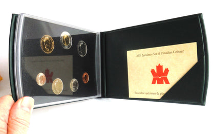 2001 Canada Royal Canadian Mint 7-Coin Specimen Set