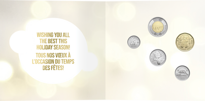 2023 PEACE & JOY - PAIX ET JOIE: Royal Canadian Mint 5-Coin Holiday Gift Set