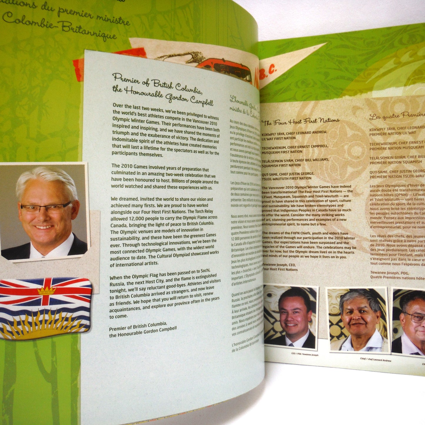 Vancouver 2010 Olympic XXI Winter Games Souvenir CLOSING CEREMONY - CEREMONIE DE CLOTURE Official  Book