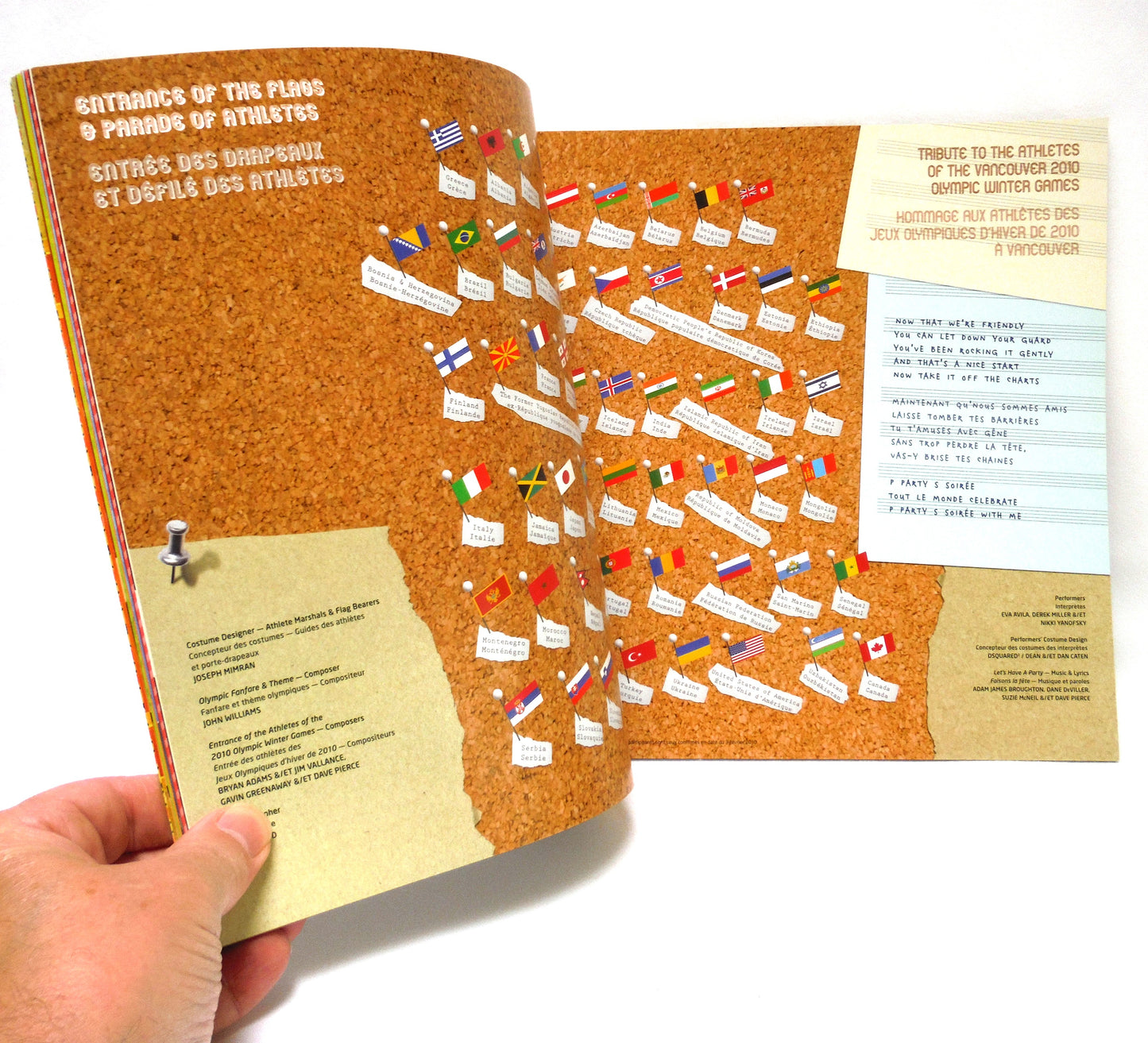 Vancouver 2010 Olympic XXI Winter Games Souvenir CLOSING CEREMONY - CEREMONIE DE CLOTURE Official  Book