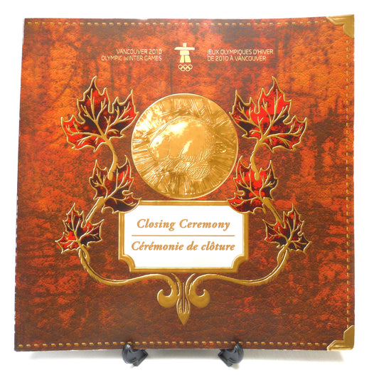 Vancouver 2010 Olympic XXI Winter Games Souvenir CLOSING CEREMONY - CEREMONIE DE CLOTURE Official  Book