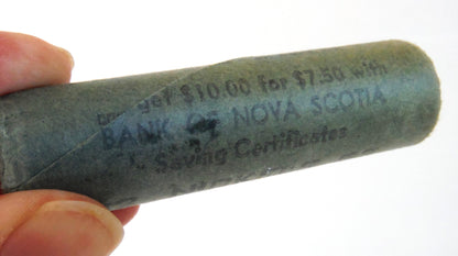 1967 Canadian Centennial .05-Cent Nickels: The Rabbit (Snowshoe Hare) Nickel, Original Brand New Uncirculated Full Roll