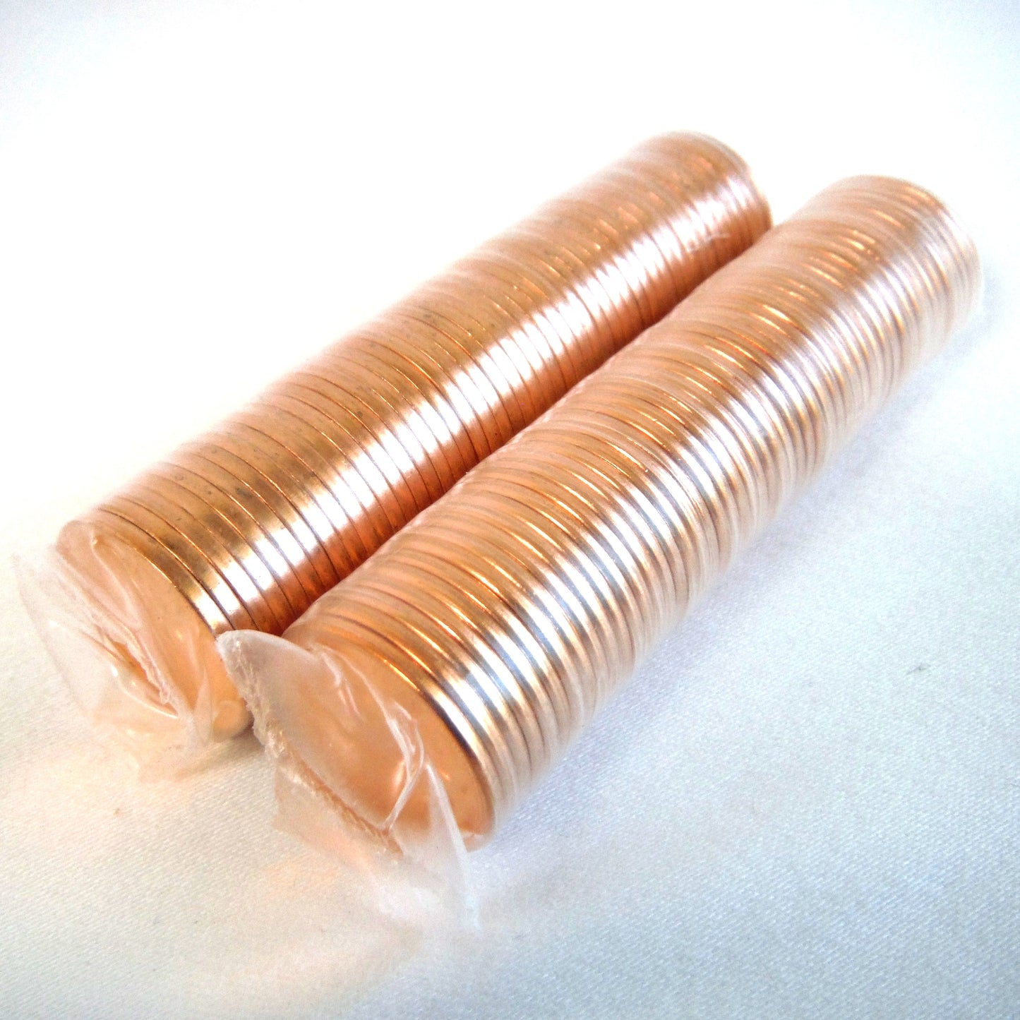 2012 CANADIAN PENNY, TWO Brand New Uncirculated Full Rolls of 50 each (Magnetic & Non-Magnetic)