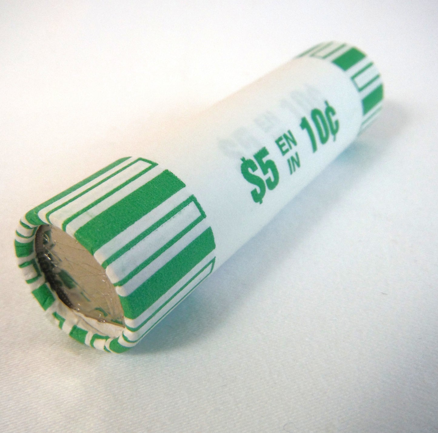 2021 CANADIAN .10-Cent DIMES, BLUENOSE COMMEMORATIVE DOUBLE DATED (1921-2021) Brand New Uncirculated Full Roll