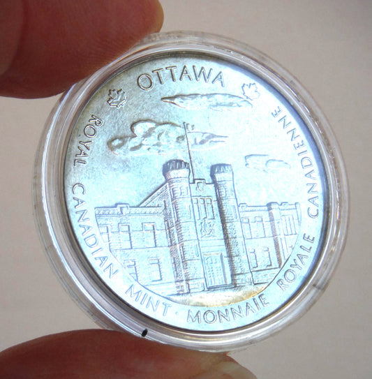 Royal Canadian Mint / Monnaie royale canadienne Token Medallion Coin: OTTAWA & WINNIPEG