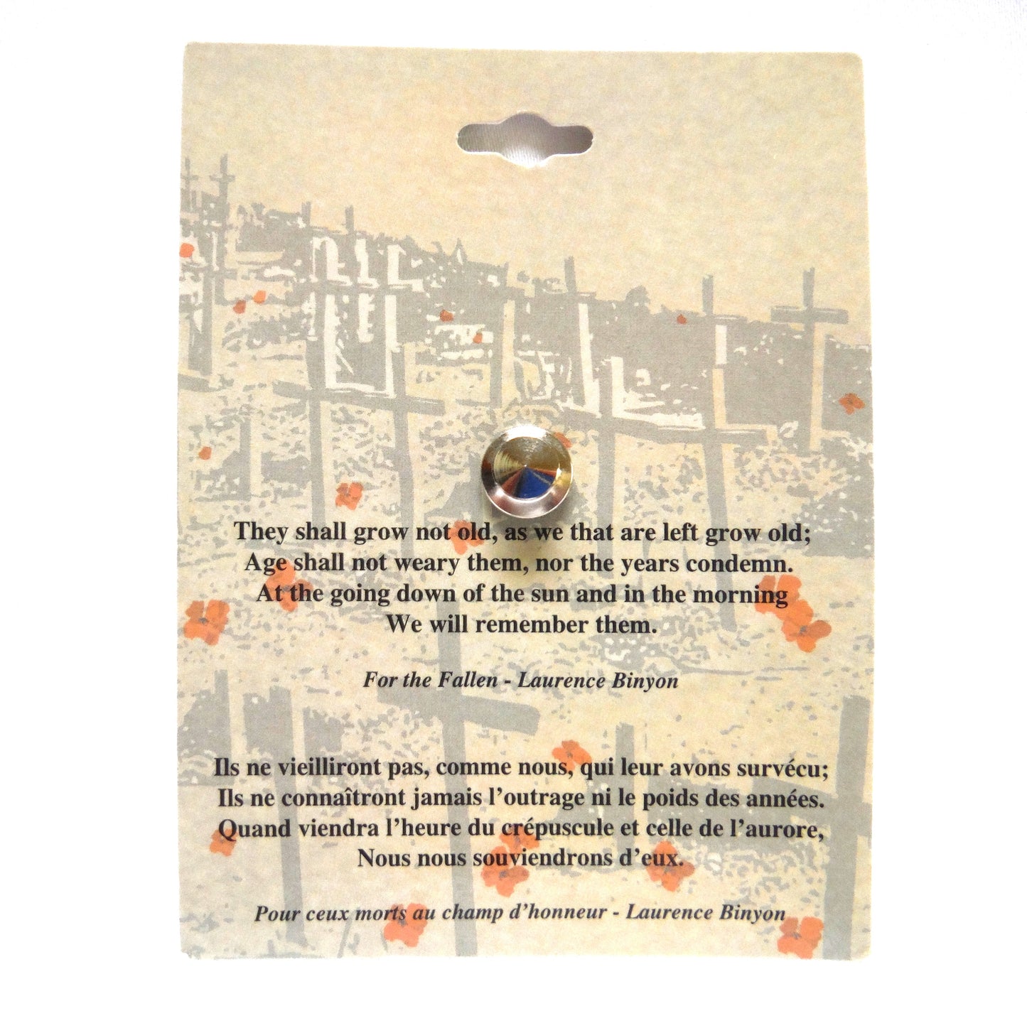 2010 First World War Veterans lapel Pin: THE END OF AN ERA by The Royal Canadian Legion