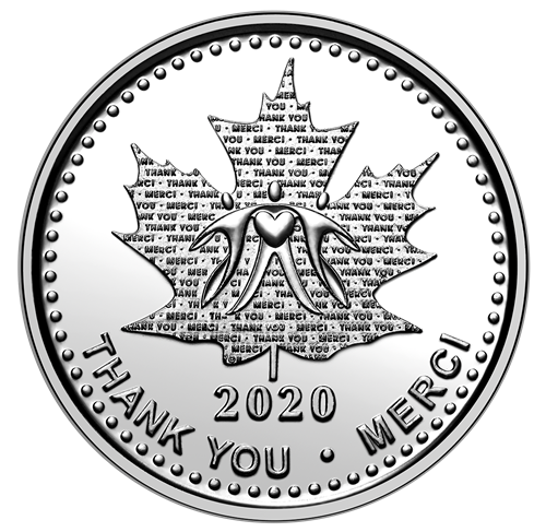 2020  Recognition Medal and Magnet Gift Set, Made in Canada by The Royal Canadian Mint