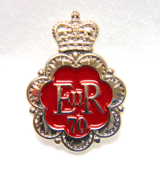 2022 LAPEL PIN of HER MAJESTY QUEEN ELIZABETH II, Platinum Jubilee Celebration as The Longest Reigning Sovereign!