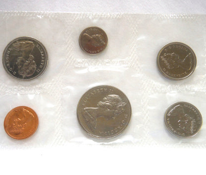 1968 Canadian 6-Coin Proof-Like Brilliant Uncirculated Coin Collector Set