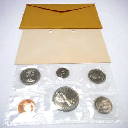 1969 Canadian 6-Coin Proof-Like Brilliant Uncirculated Coin Collector Set