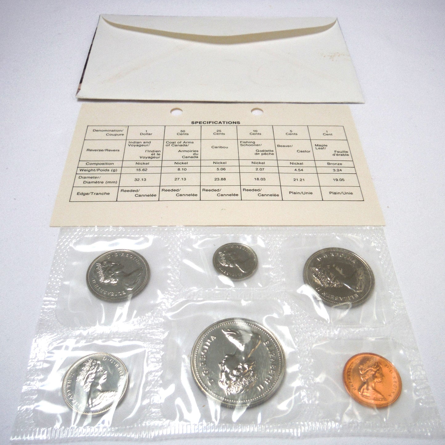 1978 Canadian 6-Coin Proof-Like Brilliant Uncirculated Coin Collector Set