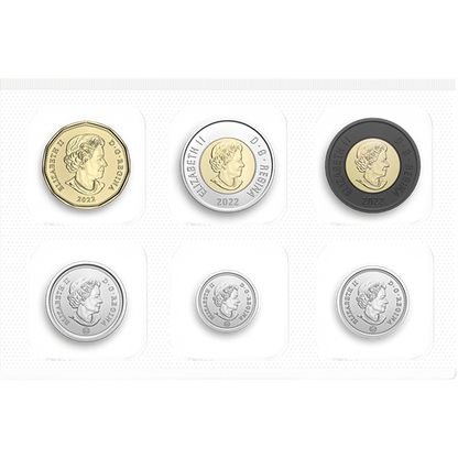 2022 Canadian Last Strikes Brilliant Uncirculated 6-Coin QEII Collector Set