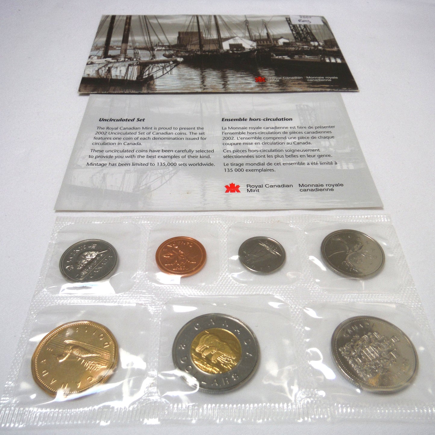 2002 Canadian 7-Coin Proof-Like Brilliant Uncirculated Coin Collector Set