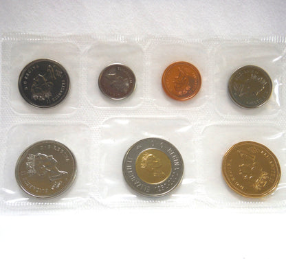 2002 Canadian 7-Coin Proof-Like Brilliant Uncirculated Coin Collector Set