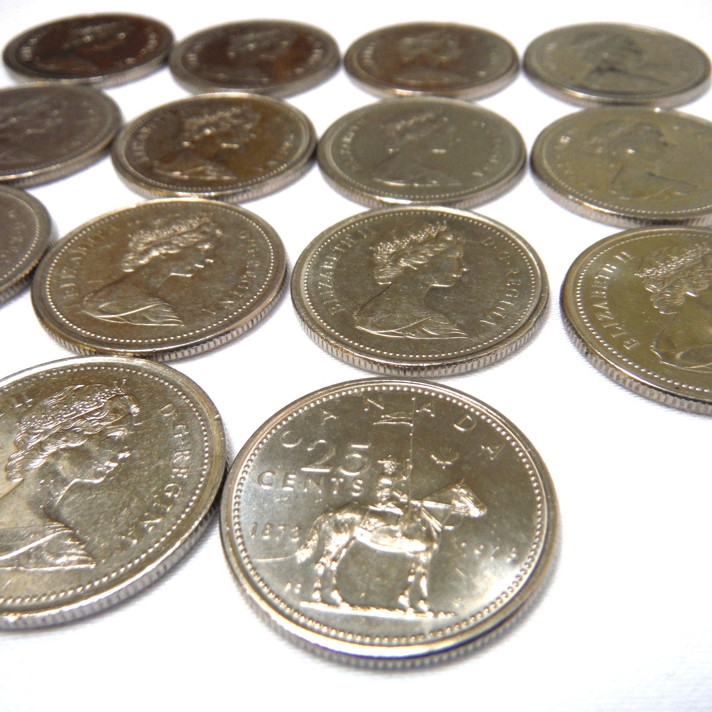 1973 Canadian 25-Cent RCMP Mounted Police Centennial Quarter Coin (Brilliant Circulated)