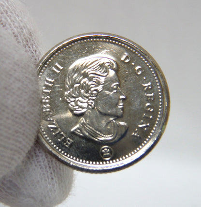 2021 Canadian 10-Cent Coin, Celebrating Bluenose Schooner 100th Anniversary Coloured Dime