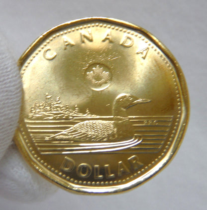 2023 Canadian $1 Loonie Coin, Featuring the First Strike King Charles III Brilliant Uncirculated Coin