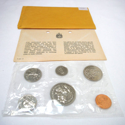 1970 Canadian 6-Coin Proof-Like Brilliant Uncirculated Coin Collector Set