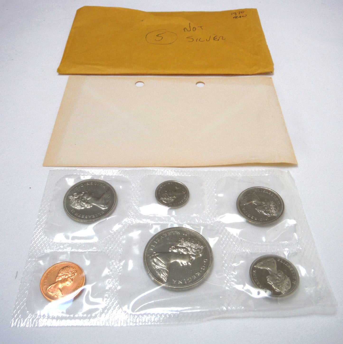 1970 Canadian 6-Coin Proof-Like Brilliant Uncirculated Coin Collector Set