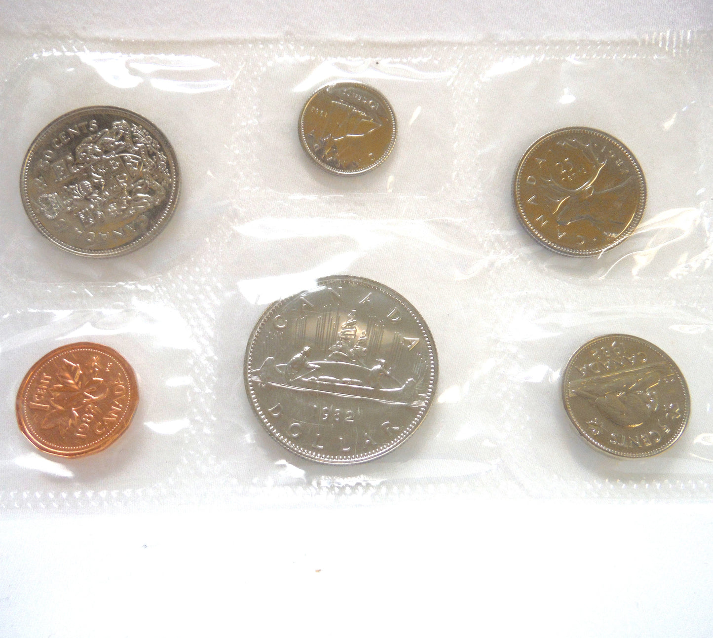 1982 Canadian 6-Coin Proof-Like Brilliant Uncirculated Coin Collector Set