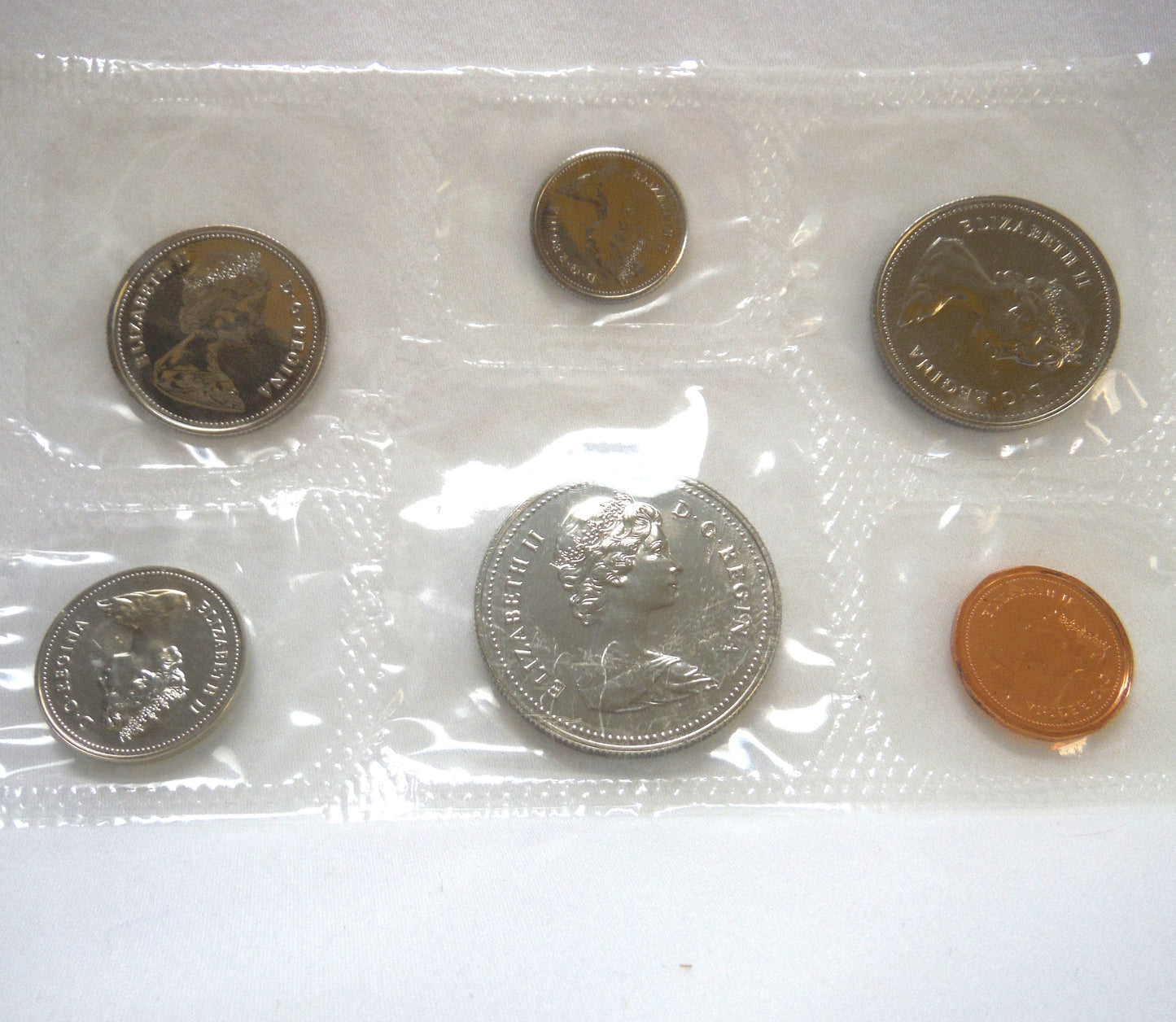1982 Canadian 6-Coin Proof-Like Brilliant Uncirculated Coin Collector Set
