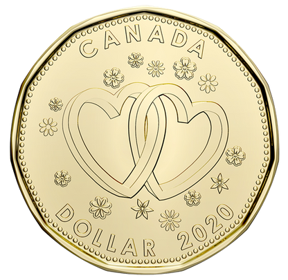 MARRIED IN, MARIAGE EN 2020! Royal Canadian Mint Greeting Card and 6-Coin Gift Set