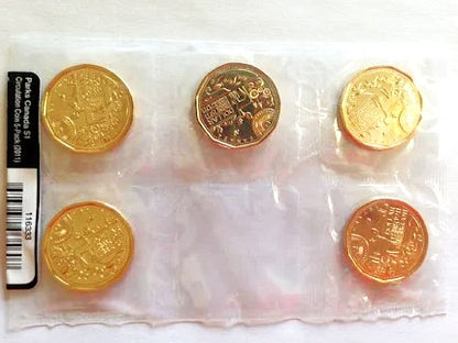 2011 Canadian $1 Dollar Loonie Coin NEW PACK OF 5 COINS: Celebrating Parks Canada 100th Centennial Anniversary