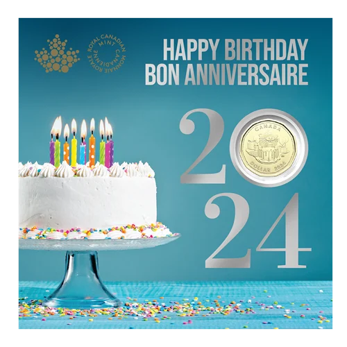 2024 Royal Canadian Mint 5-Coin Gift Set: HAPPY BIRTHDAY! BON ANNIVERSAIRE!