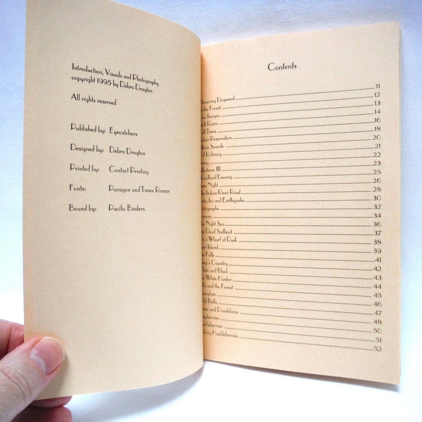 SONGS OF INDIAN ARM, A Tribute in Poetry, by John Stevenson (1st Ed. SIGNED)