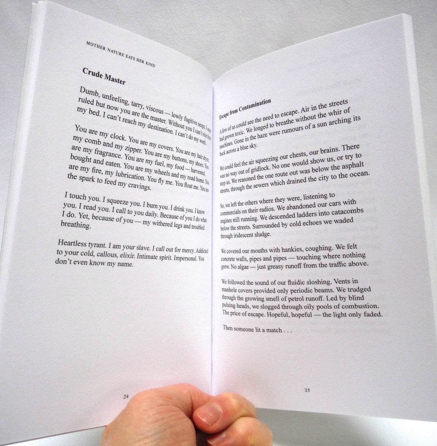 MOTHER NATURE EATS HER KIND, Poetry by Neil Garvie (1st Ed. SIGNED)