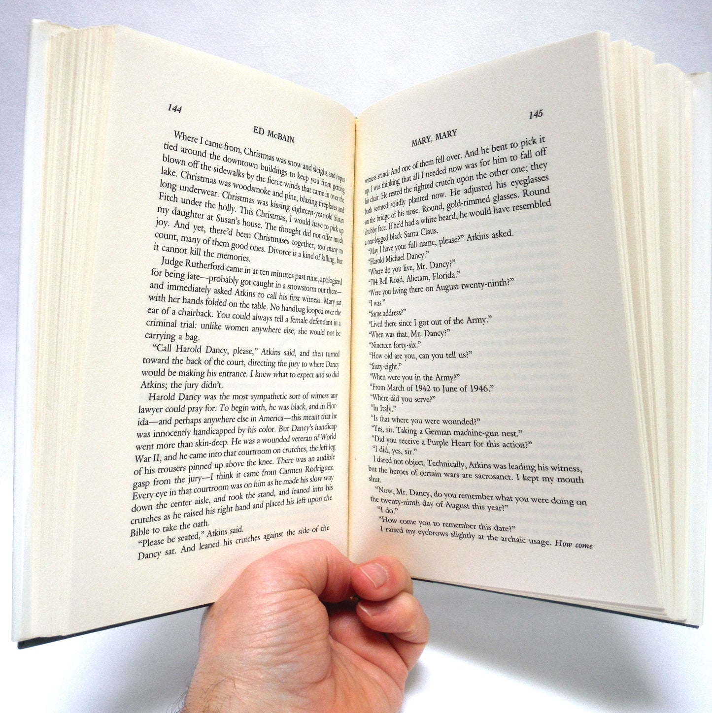 MARY, MARY, A Novel by Ed McBain (1st Ed. SIGNED)