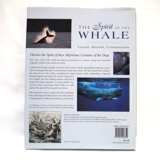 THE SPIRIT OF THE WHALE, Legend, History, Conservation, Edited by Jane Billinghurst (1st Ed. SIGNED)