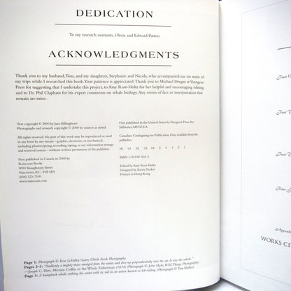THE SPIRIT OF THE WHALE, Legend, History, Conservation, Edited by Jane Billinghurst (1st Ed. SIGNED)