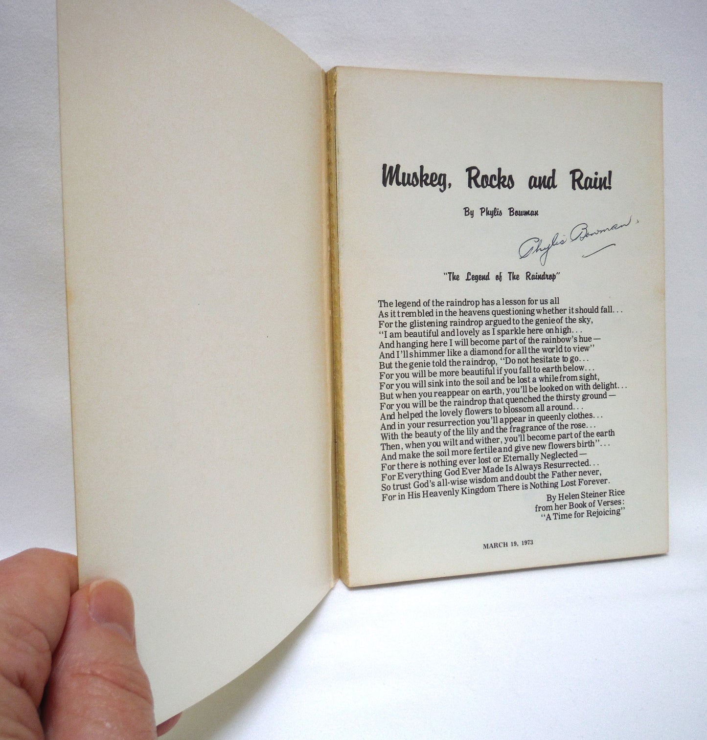 PRINCE RUPERT-THE CITY OF MUSKEG, ROCKS AND RAIN, by Phylis Bowman (1st Ed. SIGNED)