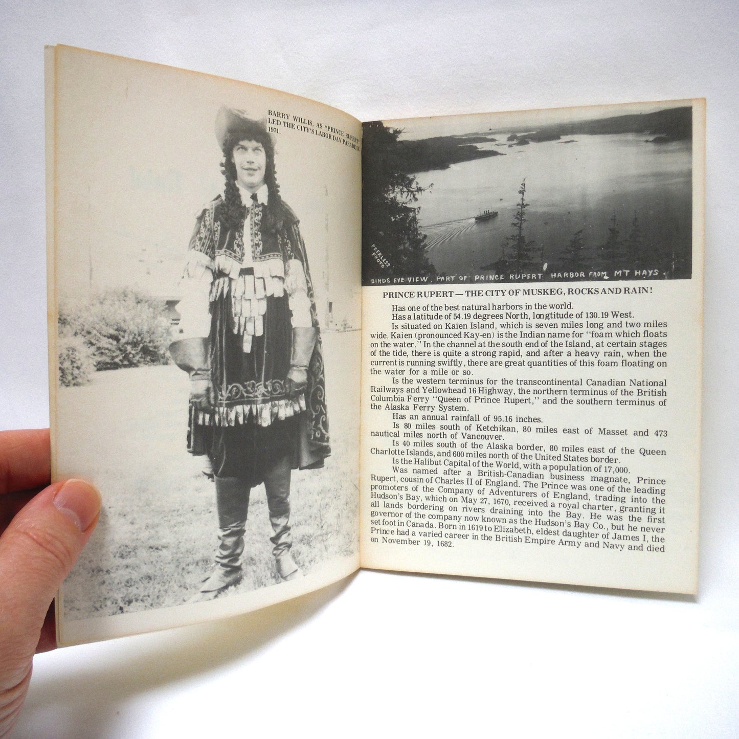 PRINCE RUPERT-THE CITY OF MUSKEG, ROCKS AND RAIN, by Phylis Bowman (1st Ed. SIGNED)