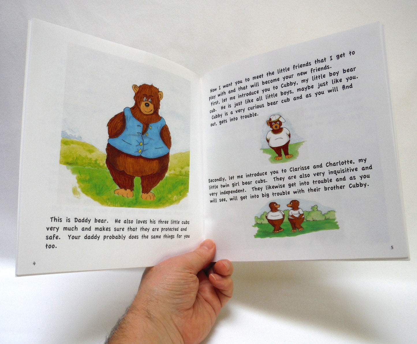 OLIVER OWL'S CHARACTER TALES, The Bear Cubs Learn About Obedience, Young Reader Story by Michael Greyson (1st Ed. SIGNED)