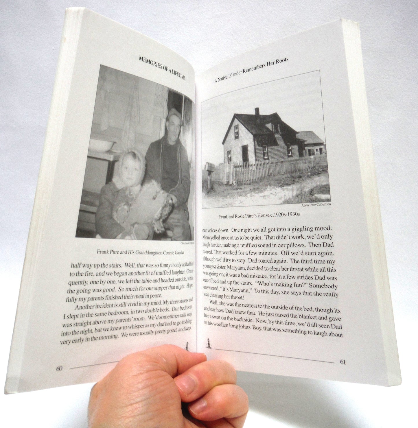 MEMORIES OF A LIFETIME, A Native Islander Remembers Her Roots, by Olive Gaudet (1st Ed. SIGNED)