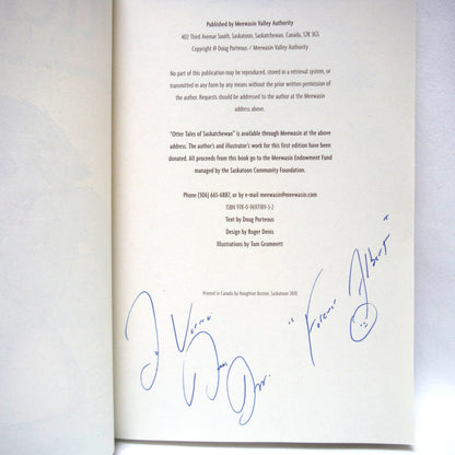 OTTER TALES OF SASKATCHEWAN, The Poems and Writings of Doug Portious (1st Ed. SIGNED)